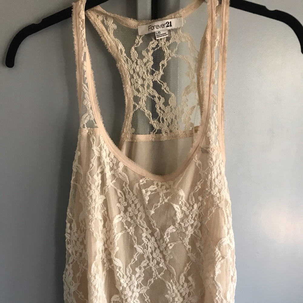 Forever 21 Lacey tank top
